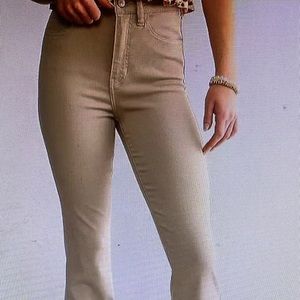 BKE khaki bootcut pants